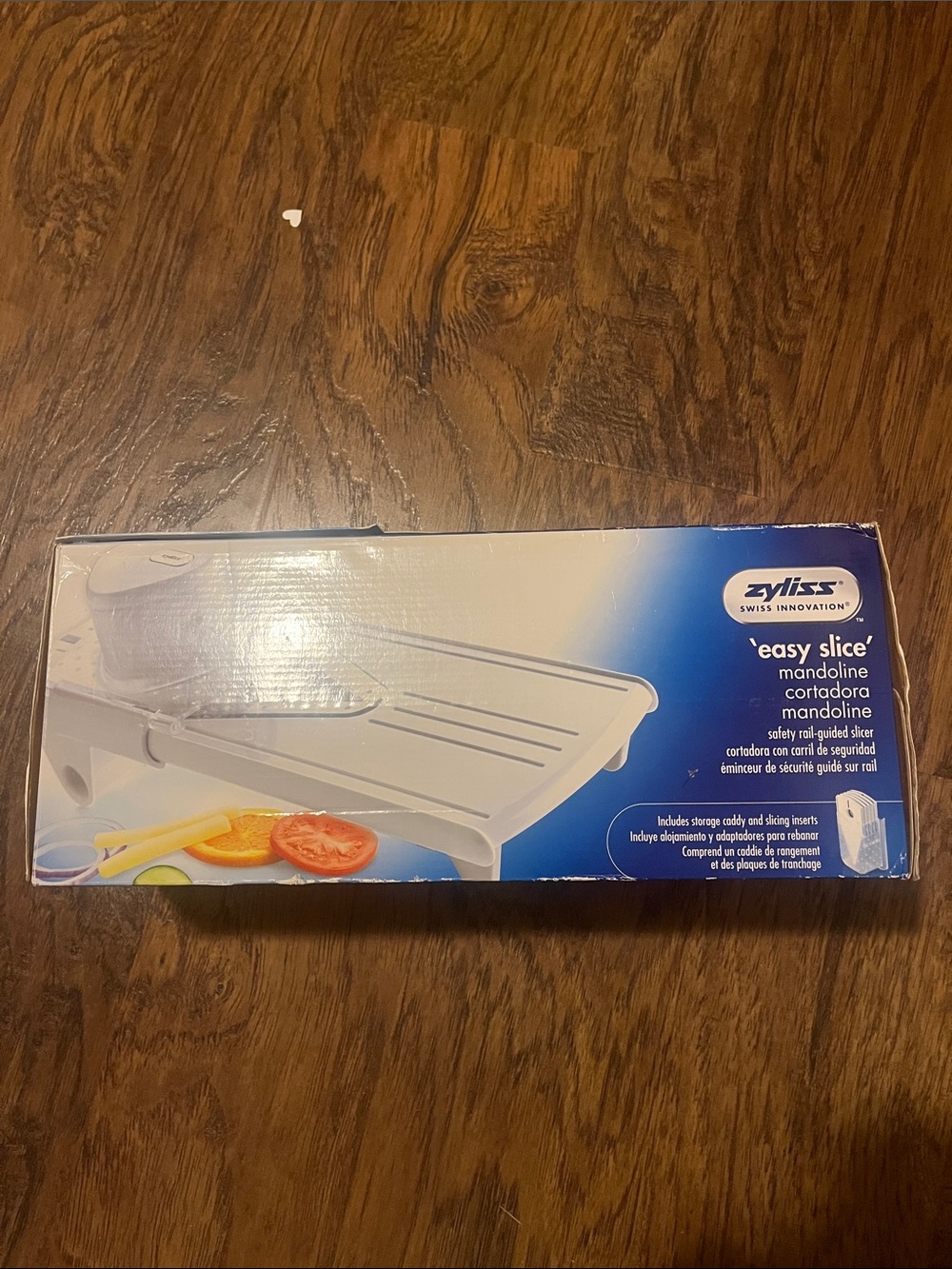 Easy Slice White Mandoline Slicer with different blades. Great condition,